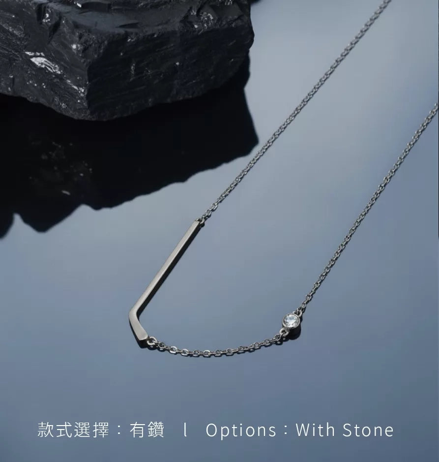 Hockey Stick | 冰球桿項鍊（金）