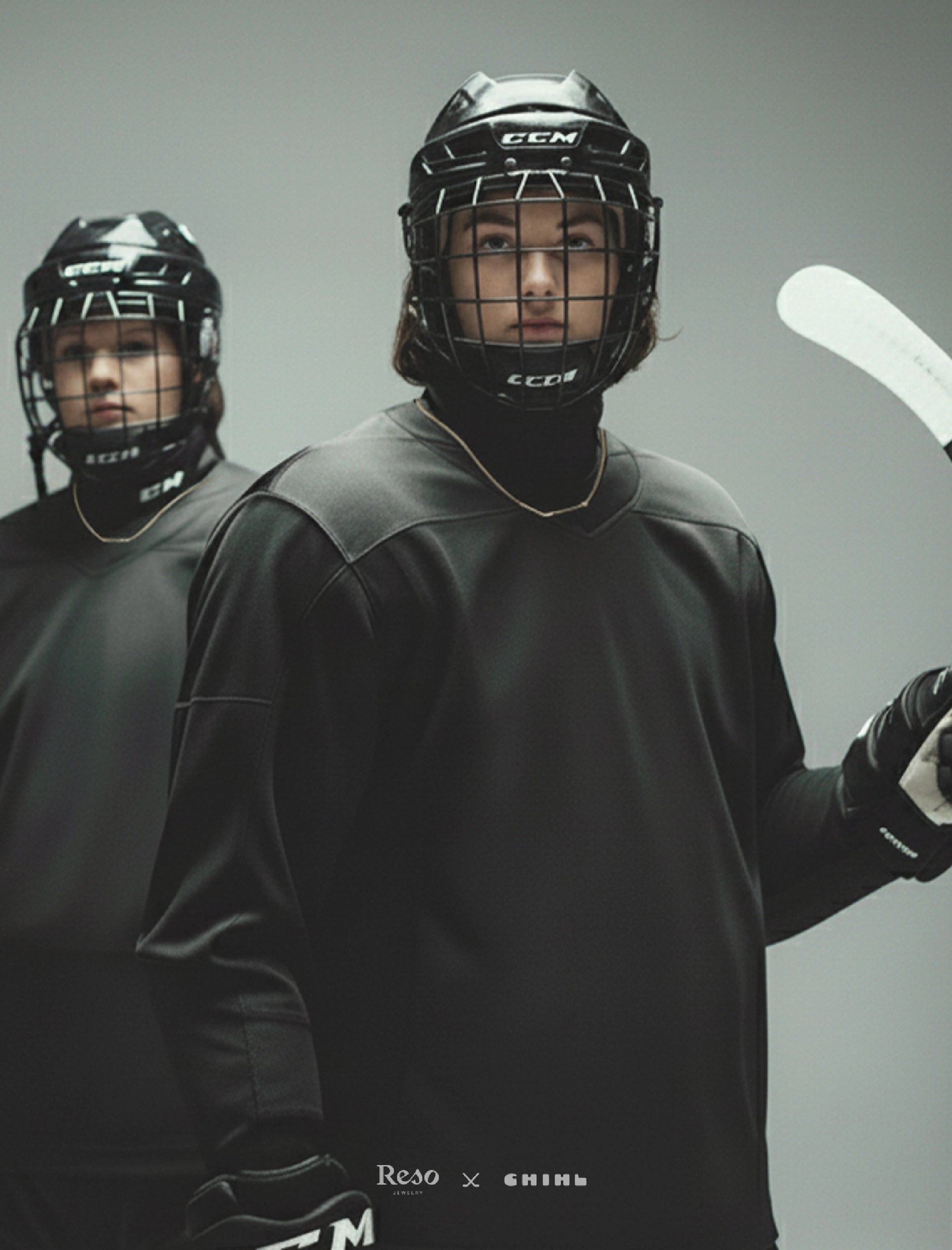 Hockey Stick | 冰球桿項鍊（金）
